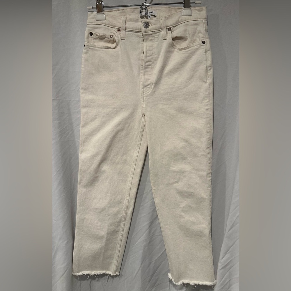 Re/Done Women’s Off-White Jeans